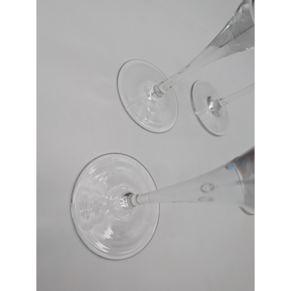Set of 4 Vintage Rosenthal Studio Line Crystal Champagne Coupe Glasses 6" MCM - Picture 6 of 10